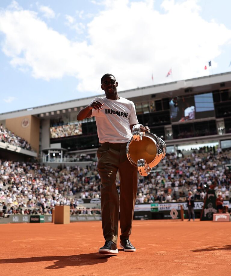 Ousmane Dembélé Rayakan Gelar Liga Champions di Tengah French Open