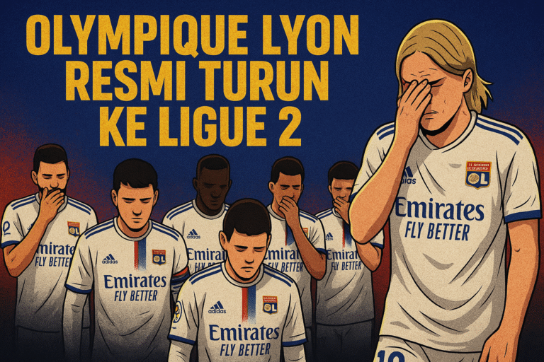 Lyon Resmi Degradasi! Raksasa Ligue 1 Tumbang karena Utang