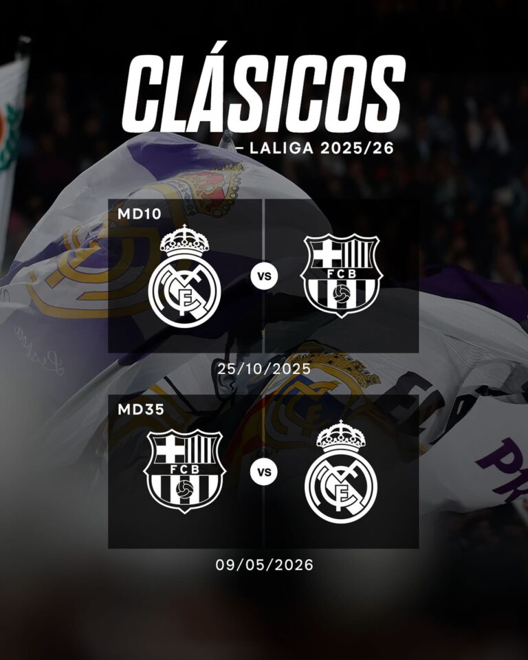 Musim Baru La Liga Dimulai, Catat Jadwal El Clásico 2025!