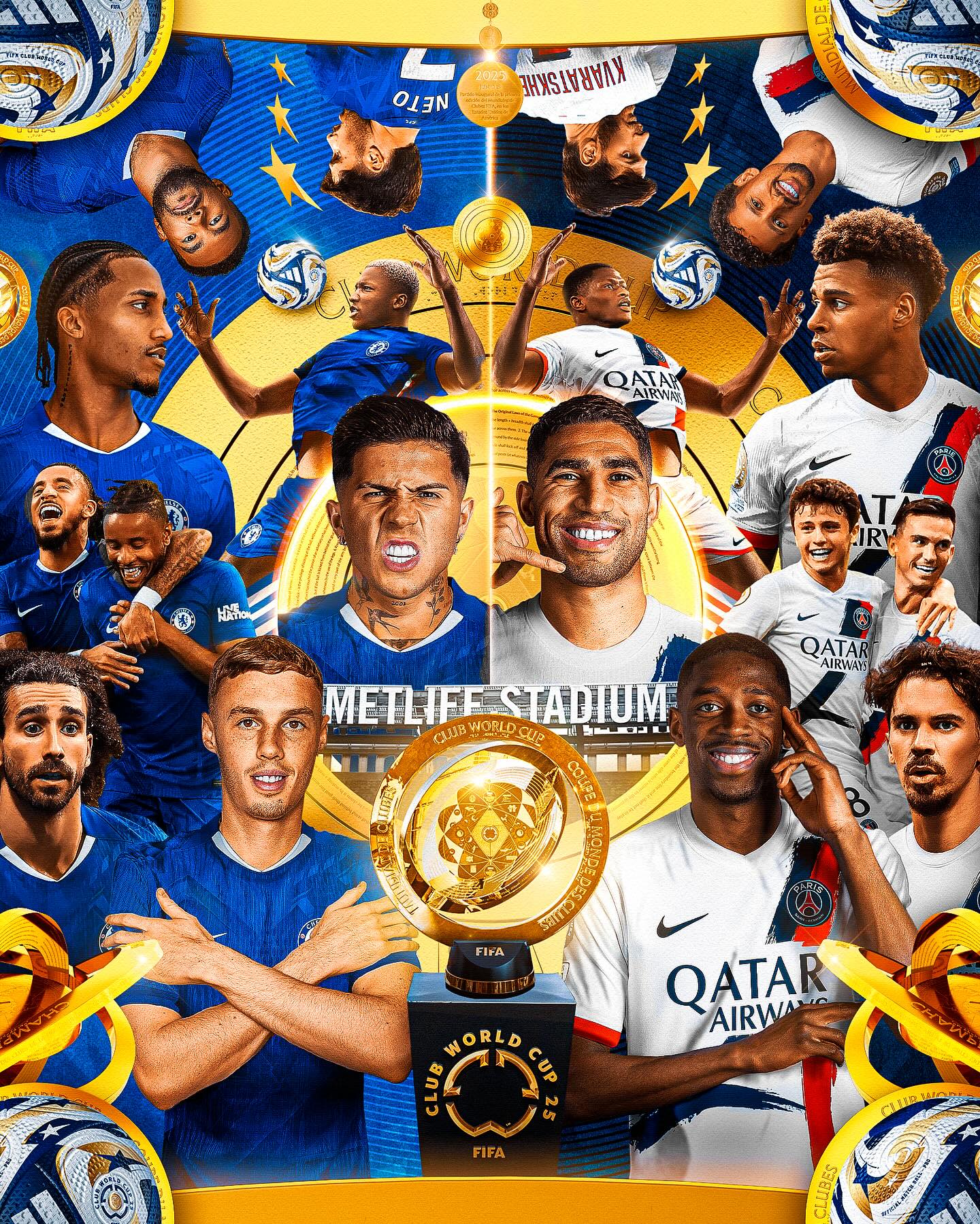 Chelsea vs PSG: Duel Penentuan Klub Terbaik Dunia 2025
